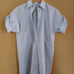 Maison Margiela Poplin shirt, Size 6, Color Light Blue